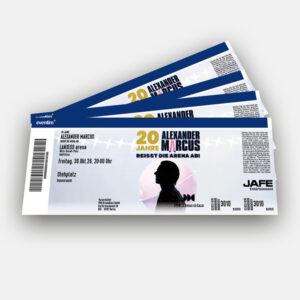 20 Jahre Alexander Marcus - KONZERTTICKET
